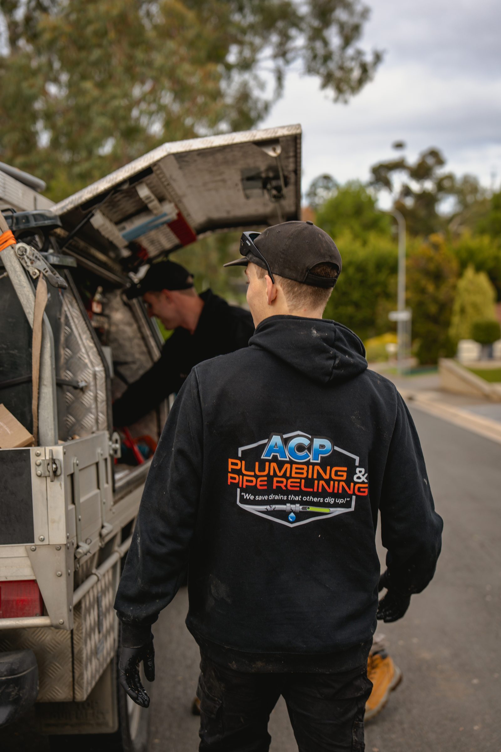Loading gear from the ACP truck